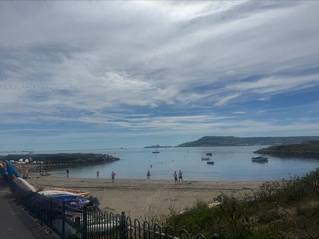 ferry bridge beach