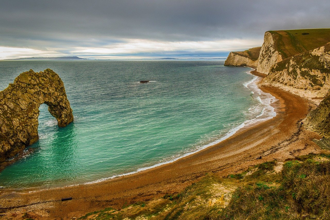 beach, coast, dorset, nature, durdle door, landmark, holiday